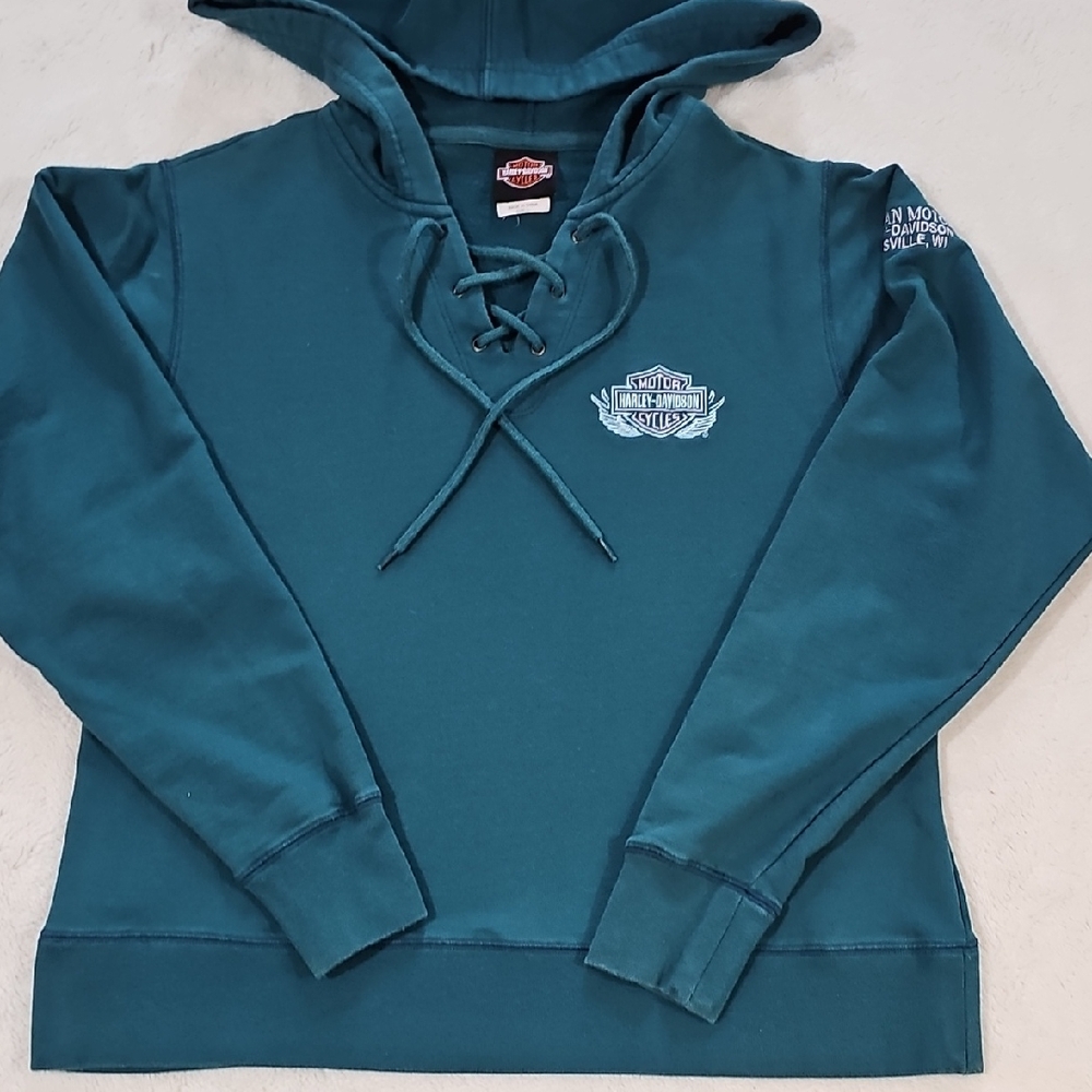 Harley-Davidson Teal Hoodie